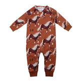 Pamuklu bebek tulumu (organik)